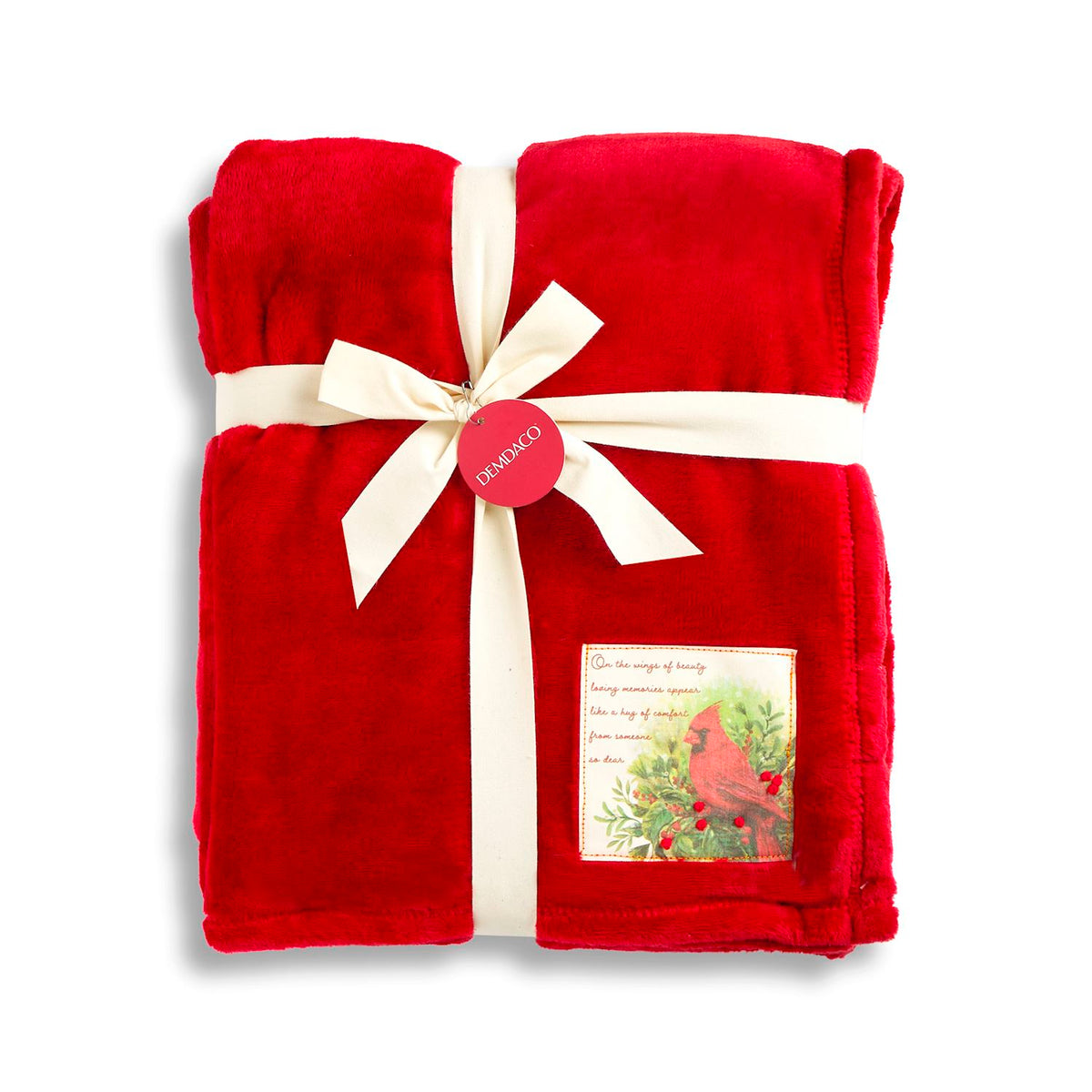 Loving Memories Red Cardinal Blanket