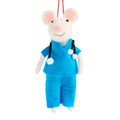 Nurse Honeycomb Mouse Ornament