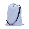 Laundry Bag - Navy Searsucker