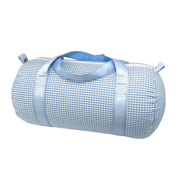 Medium Duffle - Blue Gingham