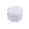 Button Bag - Baby Blue Searsucker