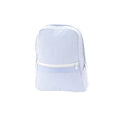 Small Backpack - Baby Blue Searsucker