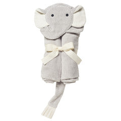 Grey Elephant Hooded Bath Towel