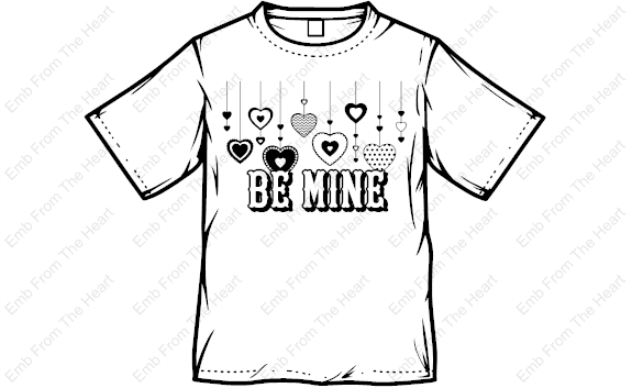 Valentine Coloring T-Shirt