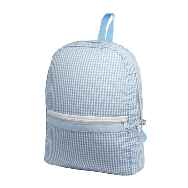 Medium Seersucker Backpack