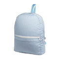 Medium Backpack - Blue Gingham