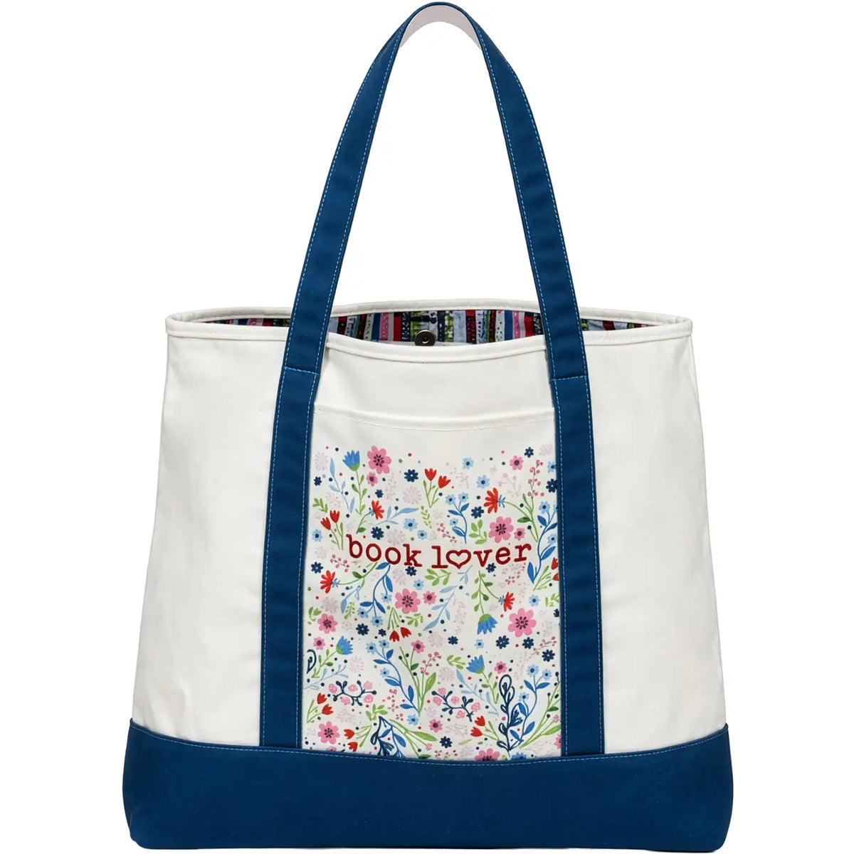 Book Lover Canvas Tote Bag