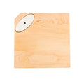 CH4 Maple Cheese Board Square Pinstripes