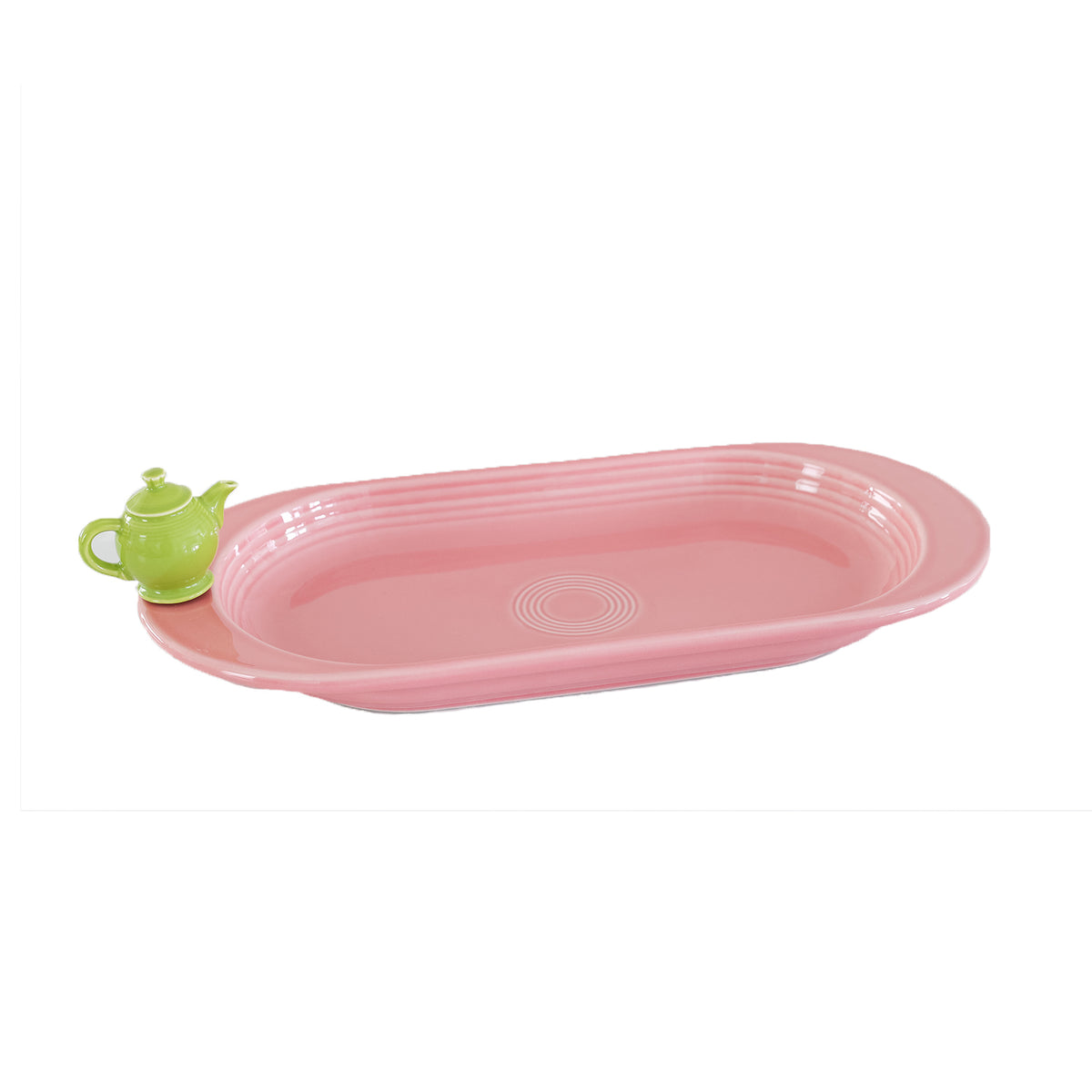 FIESTA03 Peony Bread Tray & Teapot Mini