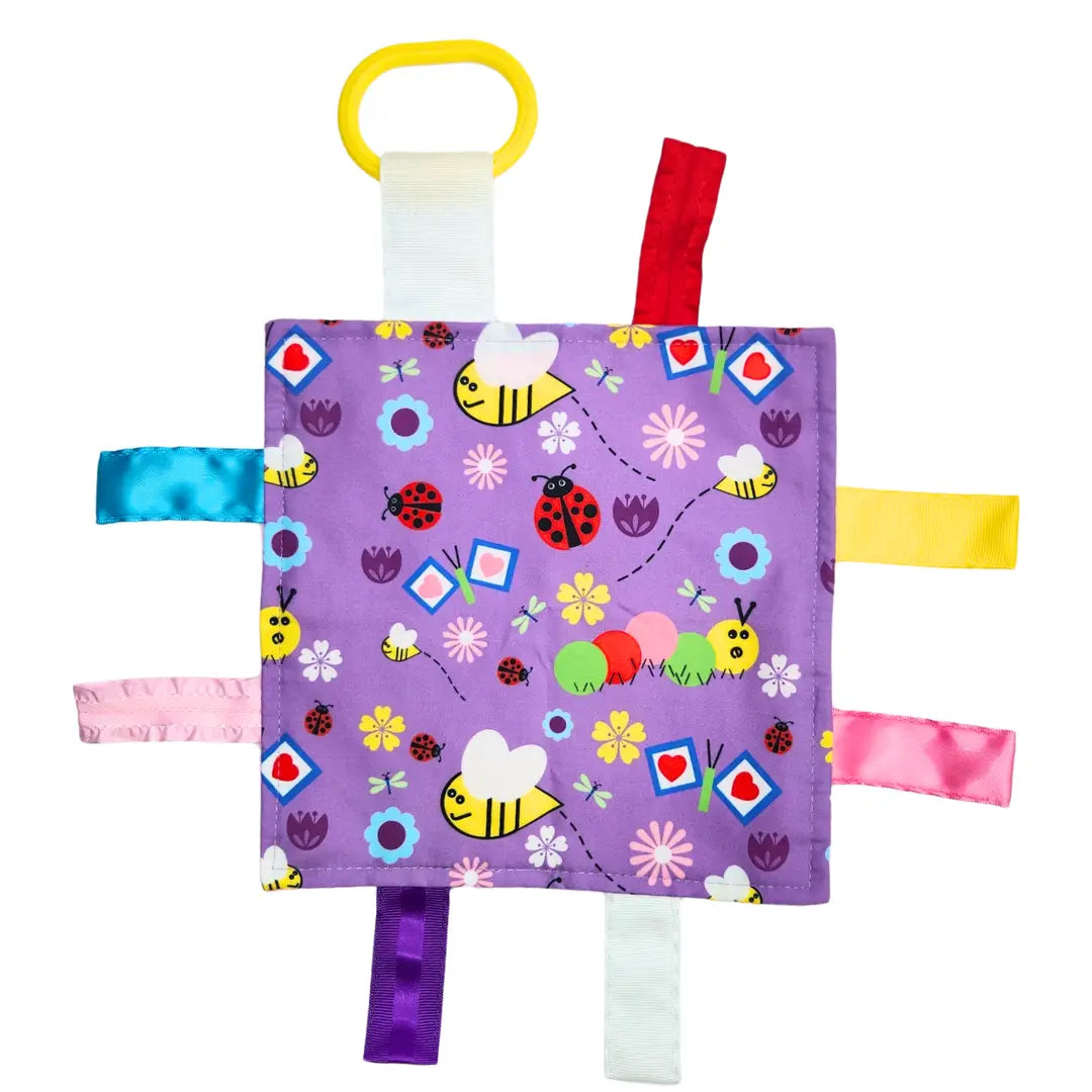 Garden Butterfly 8x8 Crinkle Square