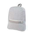 Small Backpack - Grey Searsucker