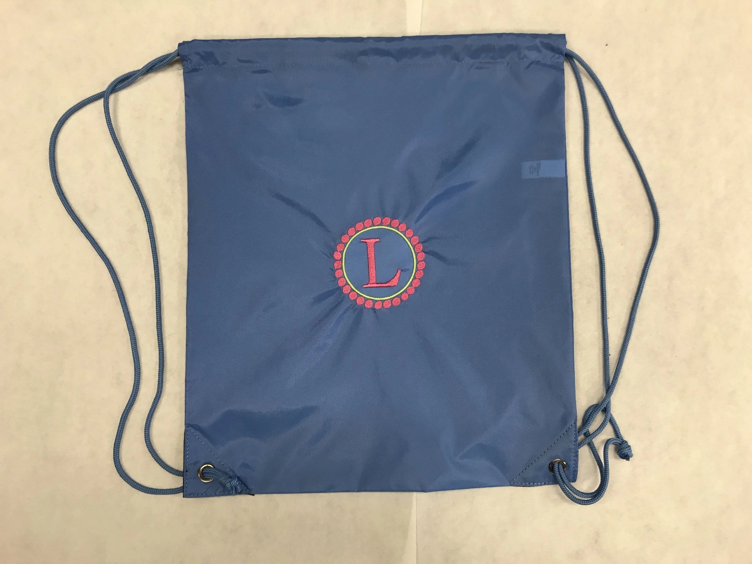 Initial Drawstring Bag