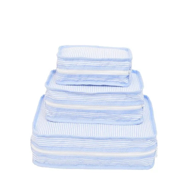 Stacking Set - Light Blue Searsucker
