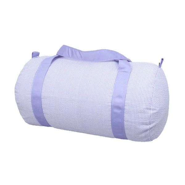 Medium Duffle - Lilac Searsucker