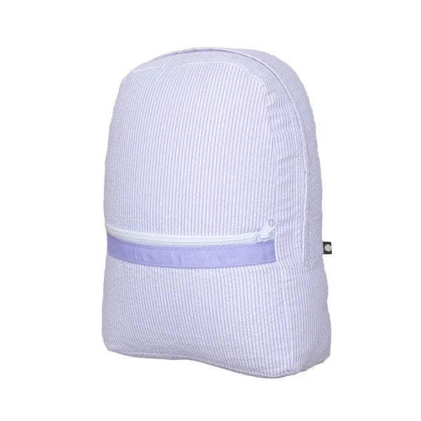 Medium Backpack - Lilac Searsucker
