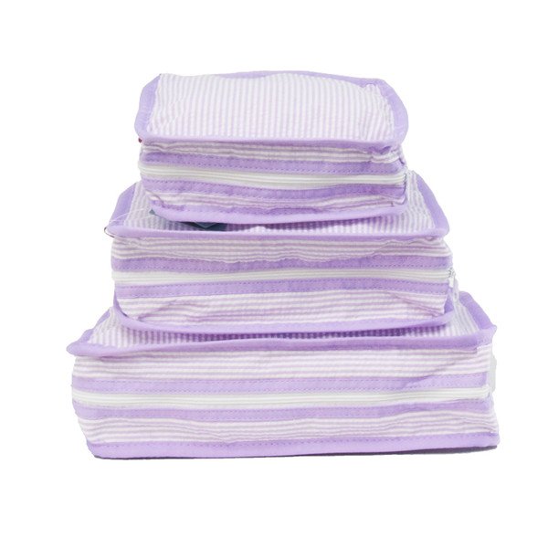 Stacking Set - Lilac Searsucker