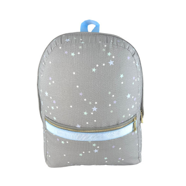 Medium Seersucker Backpack