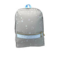 Small Backpack - Stars - Grey and Light Blue