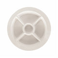MEL16 Melamine Divided Dish Pinstripes