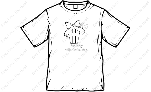 Merry Christmas Coloring T-Shirt