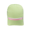 Small Backpack - Green with Pink