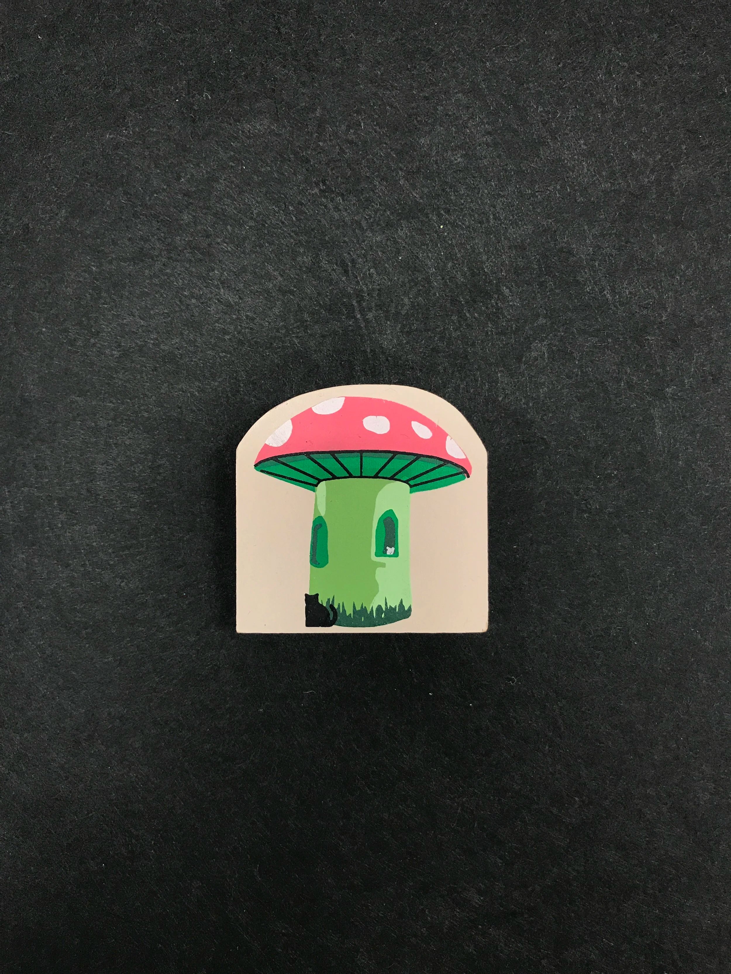 Mushroom Wooden Piece