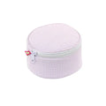 Button Bag - Pink Searsucker