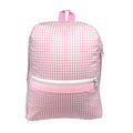 Medium Backpack - Pink Gingham