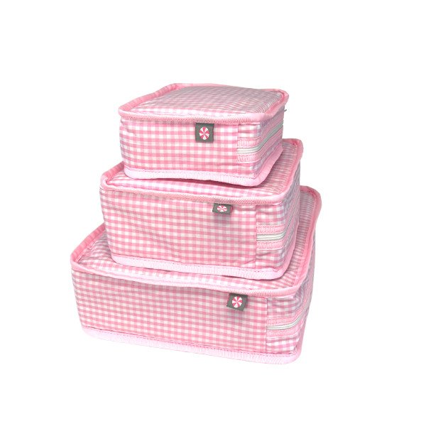Stacking Set - Pink Gingham