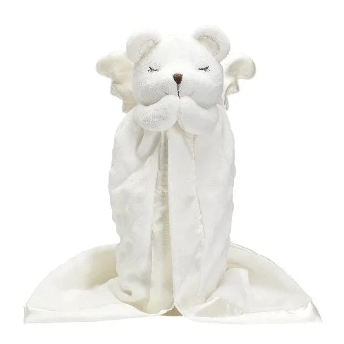 Ivory Prayer Bear Naptime Blankie