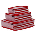 Stacking Set - Red Searsucker