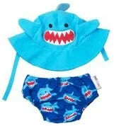 Shark Hat &amp; Diaper Cover