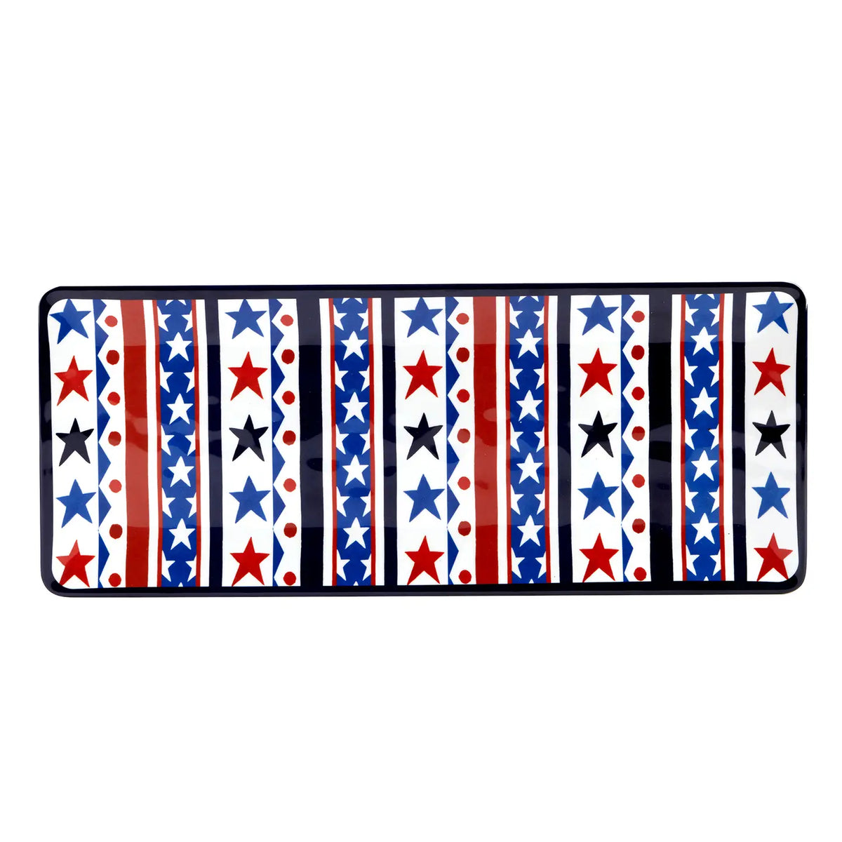 Stars & Stripes Melamine Rectangular Platter