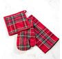 3 pc. Tartan Plaid Mitt, Towel & Potholder Set