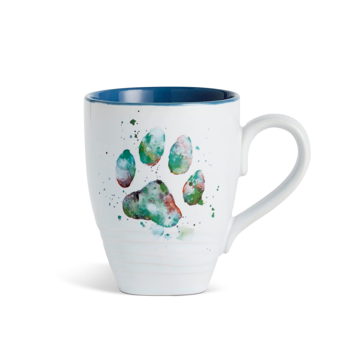 Teal Paw Print Mug
