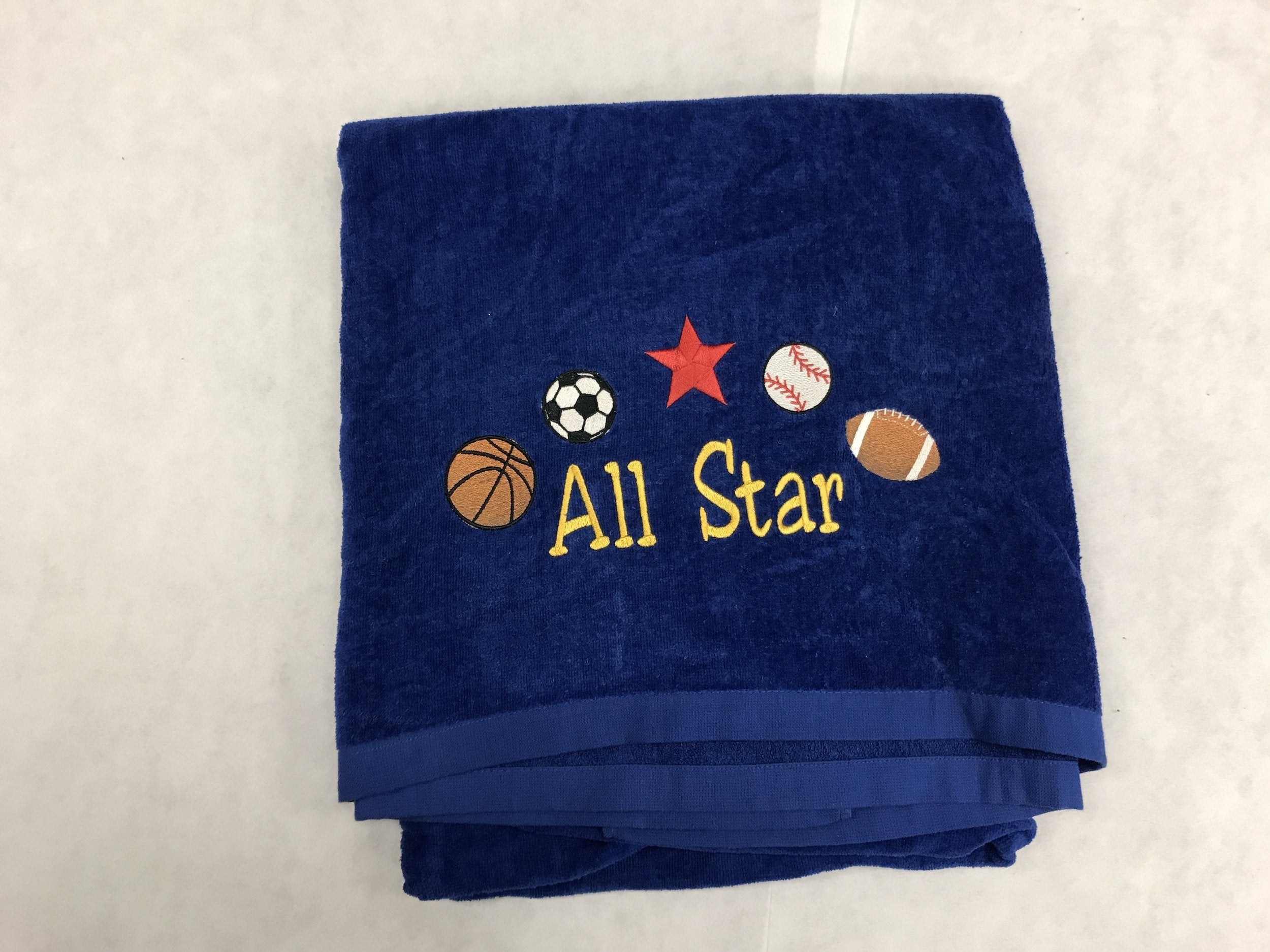 All Star Beach Towel