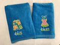 His and Hers Beach Towel Set