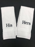 His and Hers Hand Towel Set