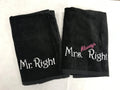 Mr Right and Mrs Always Right Beach Towel Set