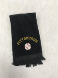 Pittsburgh Baseball Fingertip Towel Black