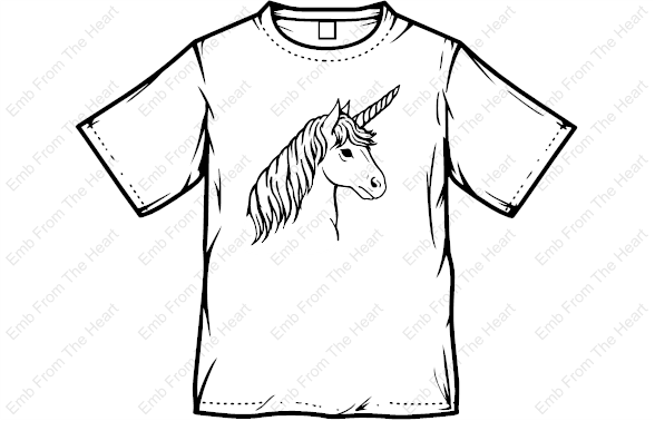 Unicorn Coloring T-Shirt