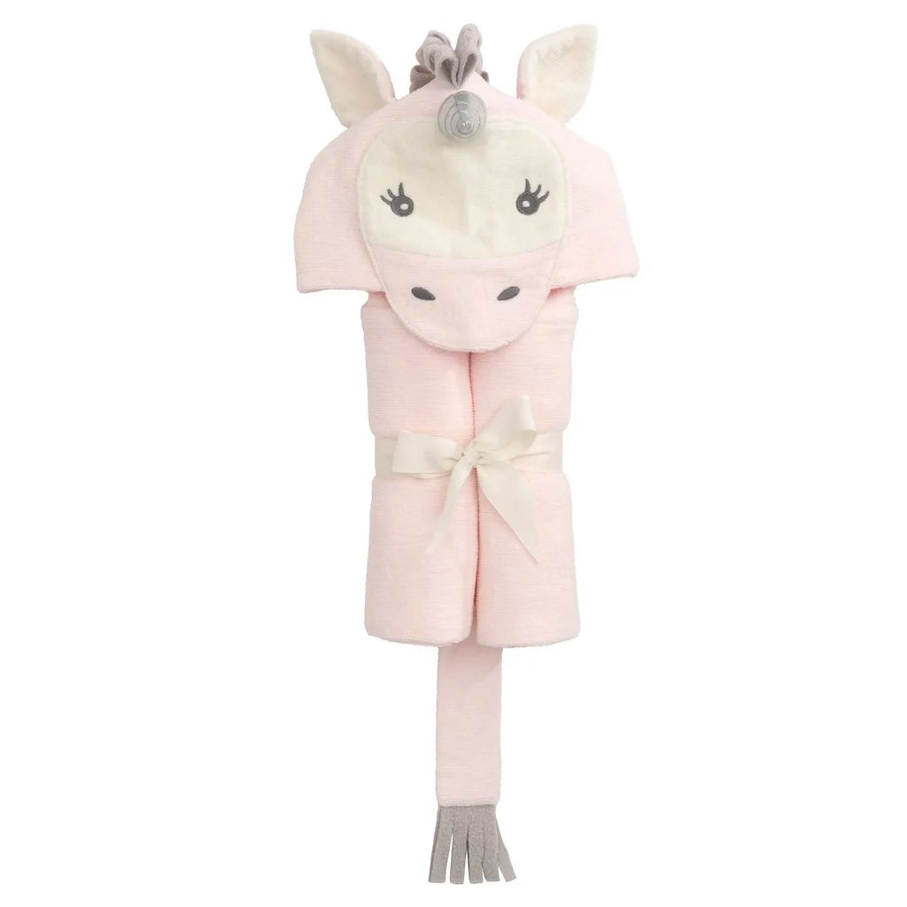 Pink Unicorn Hooded Bath Towel