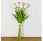 White Tulip Bunch