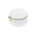 Button Bag - White Searsucker