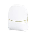 Medium Backpack - White Searsucker