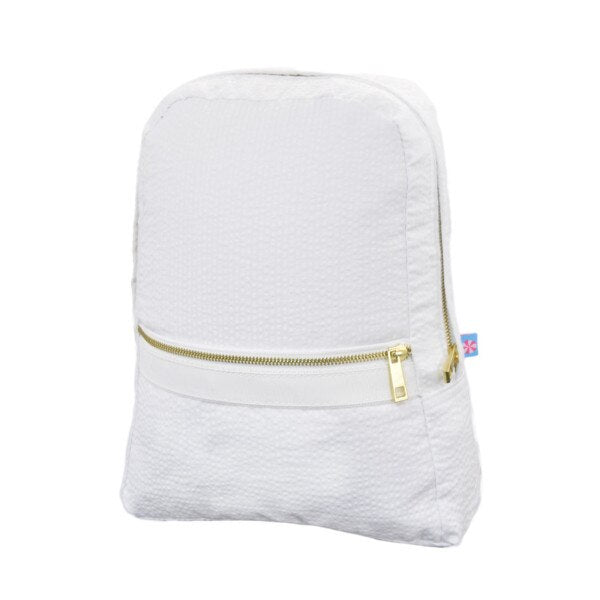 Small Seersucker Backpack