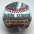 Yankee Stadium Painted Baseball