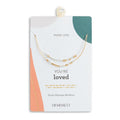 You're Loved Morse Code Necklace