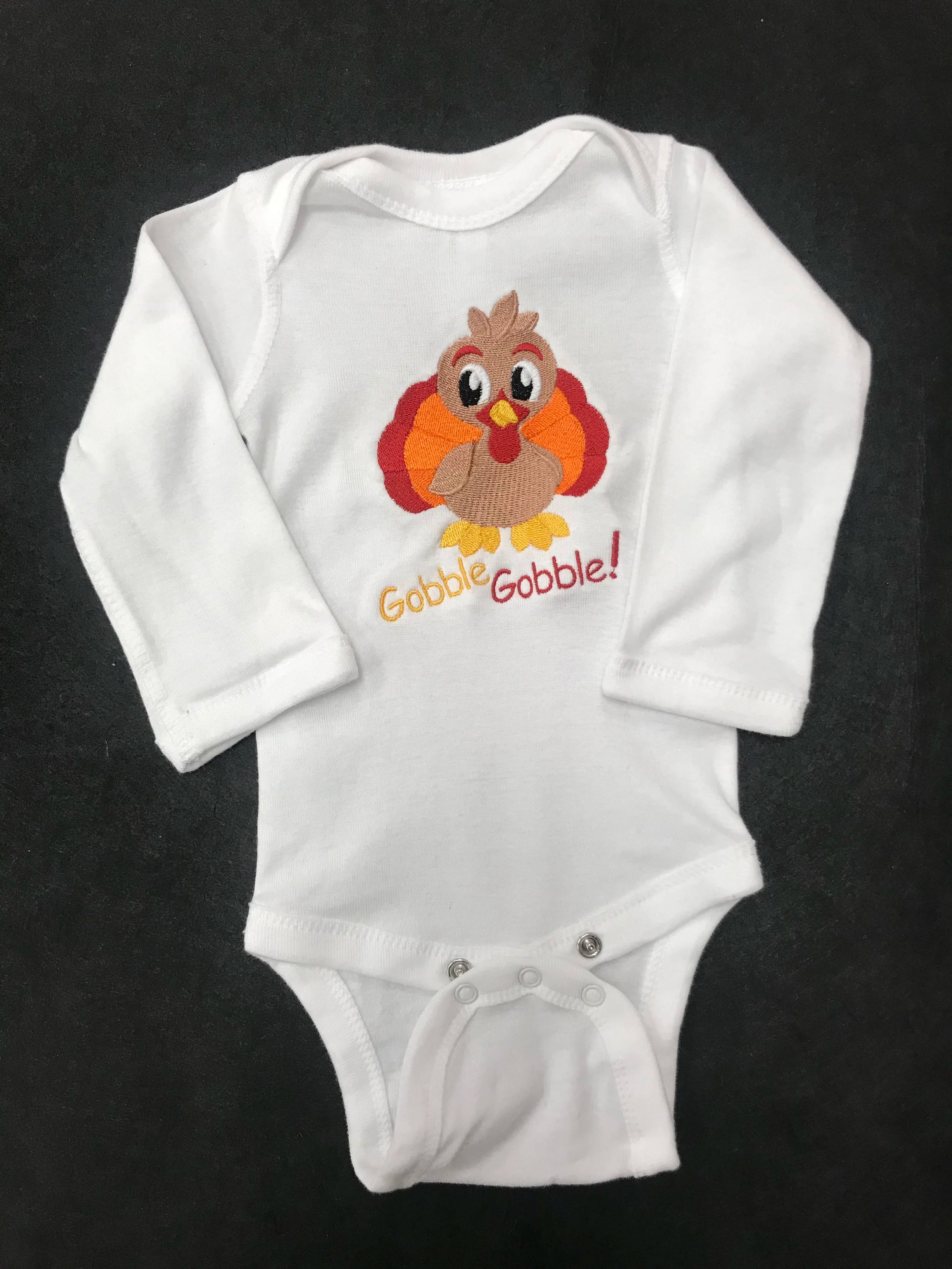 Gobble Gobble Long Sleeve Onesie